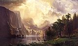 Among the Sierra Nevada Mountains California by Albert Bierstadt
